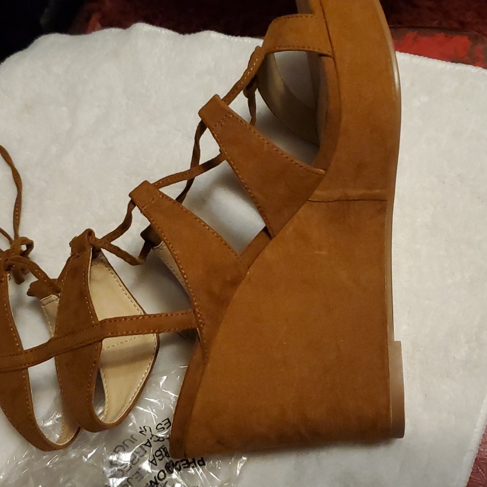 Gladiator wedge sandals
